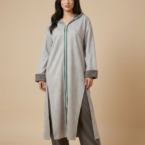 jellaba noire classique broderie Élégante – coupe moderne (copy)